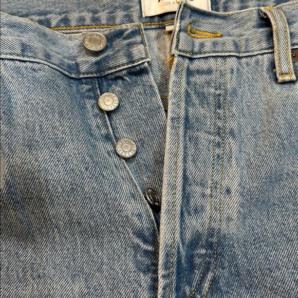 Agolde Parker Relaxed High Rise Straight Jeans in Swapmeet 30 - Picture 11 of 14